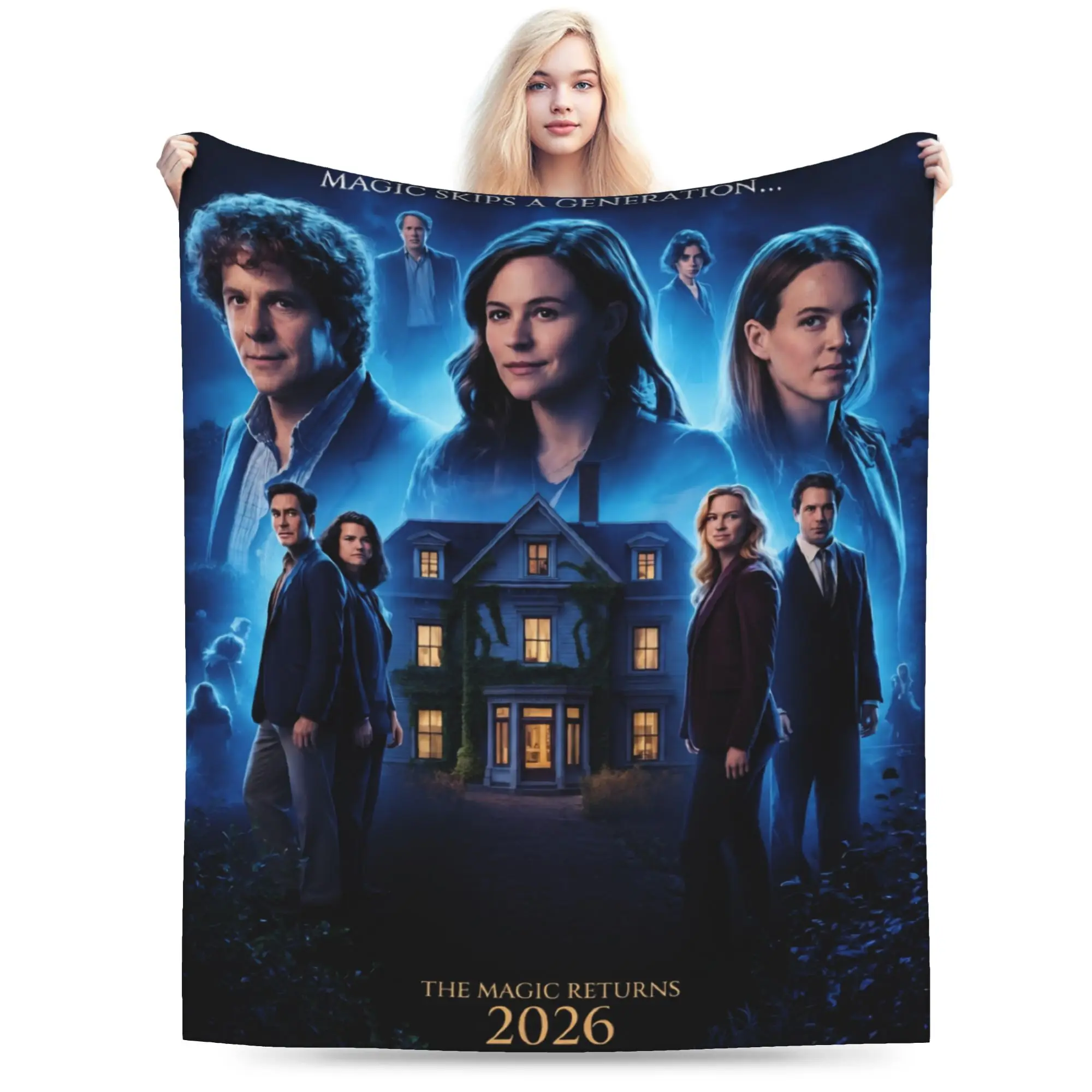 Practical Magic 2 Movie 2026 Gift Blanket For Men Women Cozy Soft  Throw Blankets for Sofa 50x60 Inches Multiple Sizes