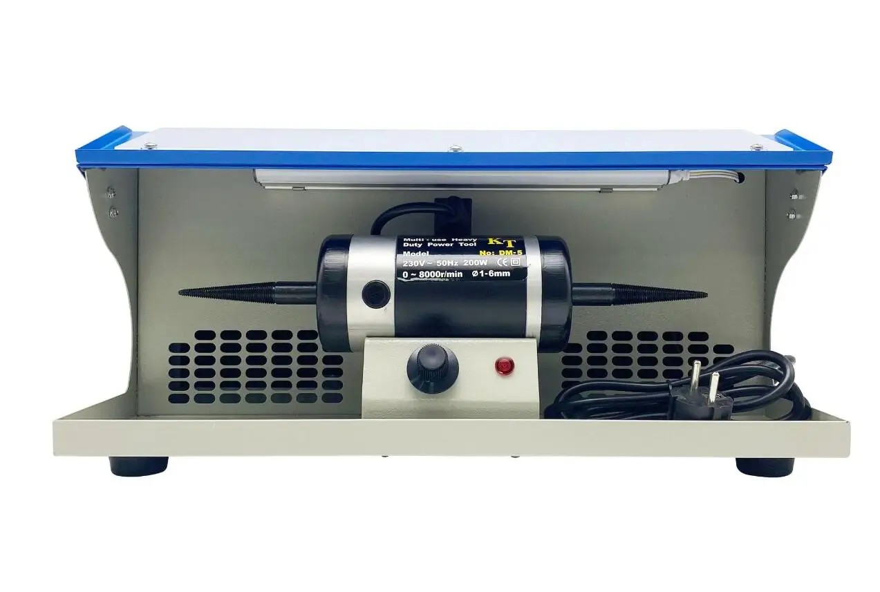 

110V/220V Polishing Machine With Dust Collector Polishing Grinding Motor Bench Grinder Polisher Jewelry Polisher Machine