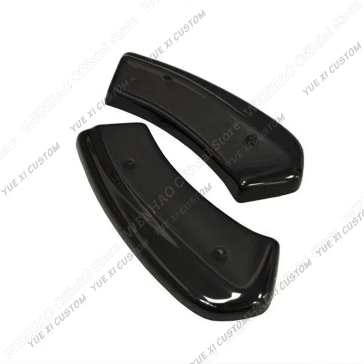 Maxton Style Glossy Black Car Rear Bumper Side Splitters For VW Golf Mk7 Golf 7 GTI 2012-2020 Rear Side Corner Apron Bodykits view 4