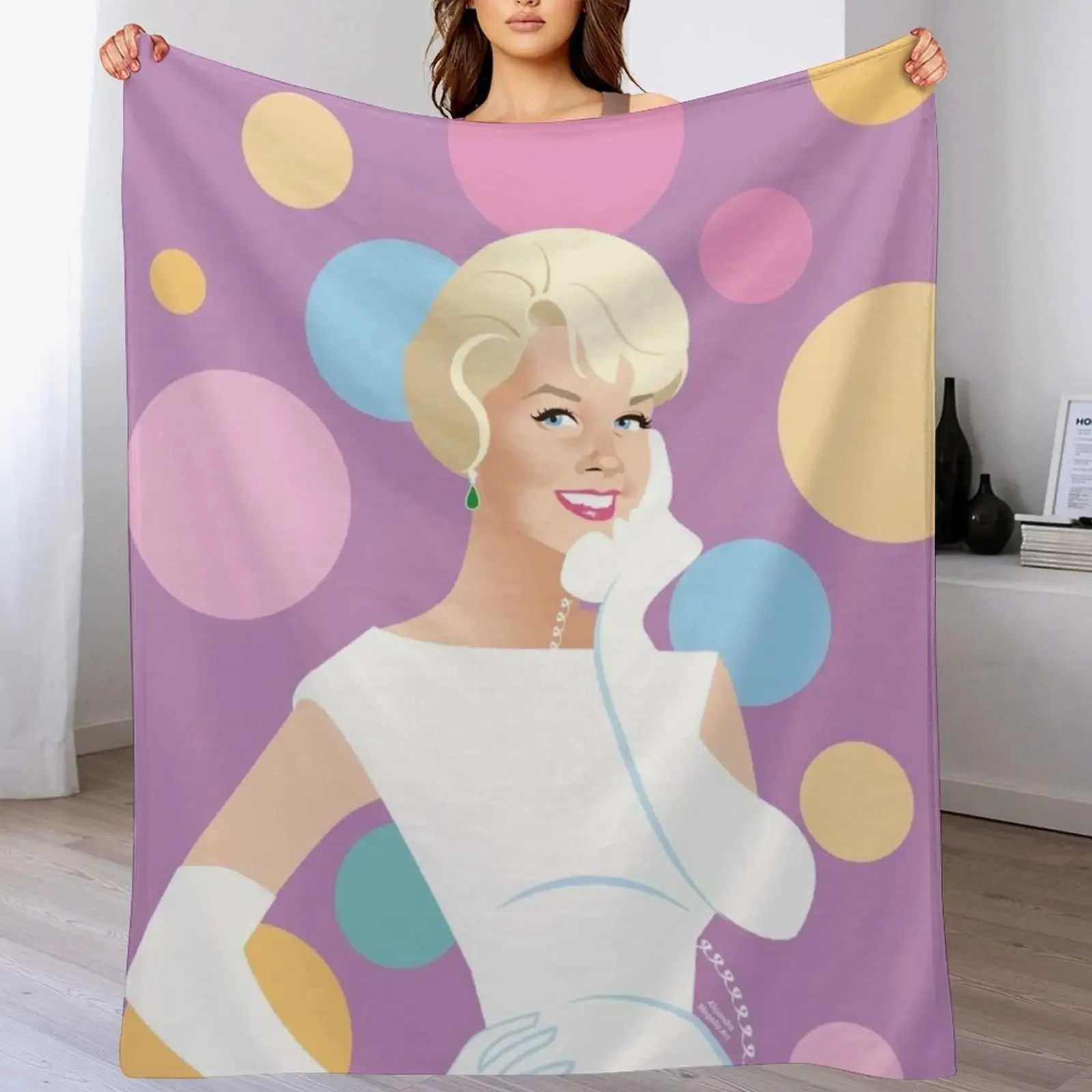 

Hello Throw Blanket Luxurious Soft Blanket Holiday Gift for Family