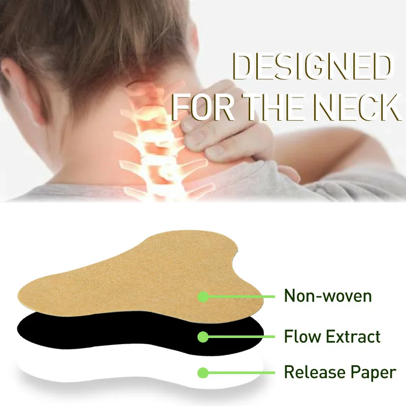 Sumifun 12pcs Cervical Patch Shoulder Neck Cervical Wormwood Plaster Relieve Arthritis Rheumatic Treatment Pain Relief Sticker