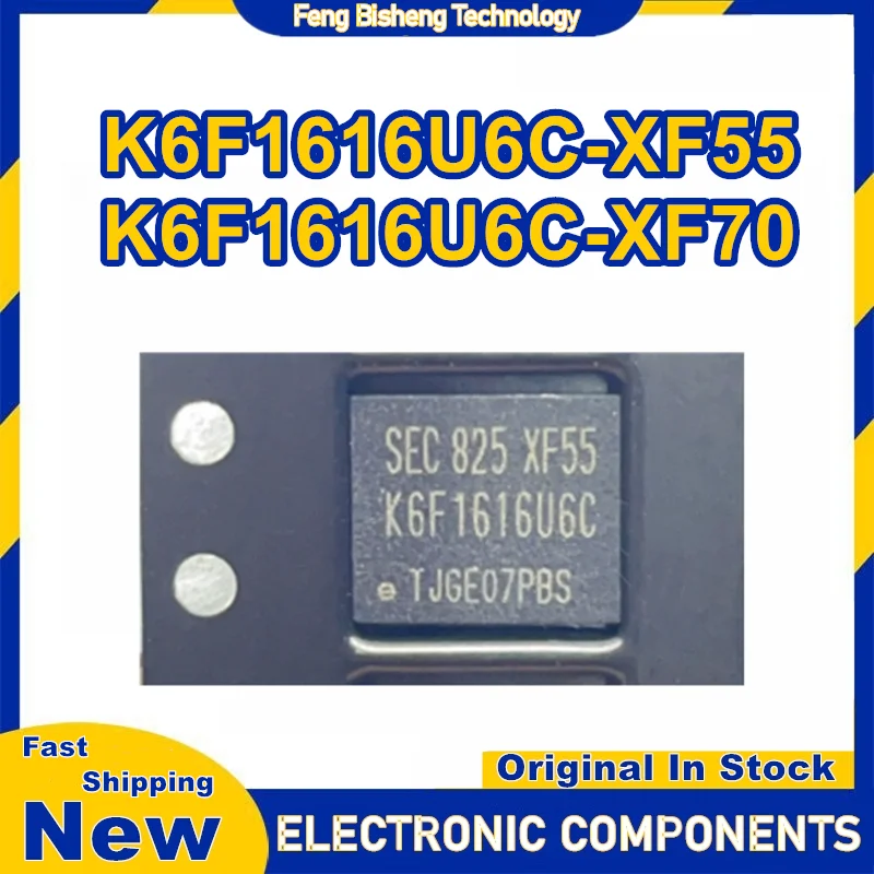 5PCS K6F1616U6C-XF70 K6F1616U6C-XF55 SEC BGA IC chipset New in stock
