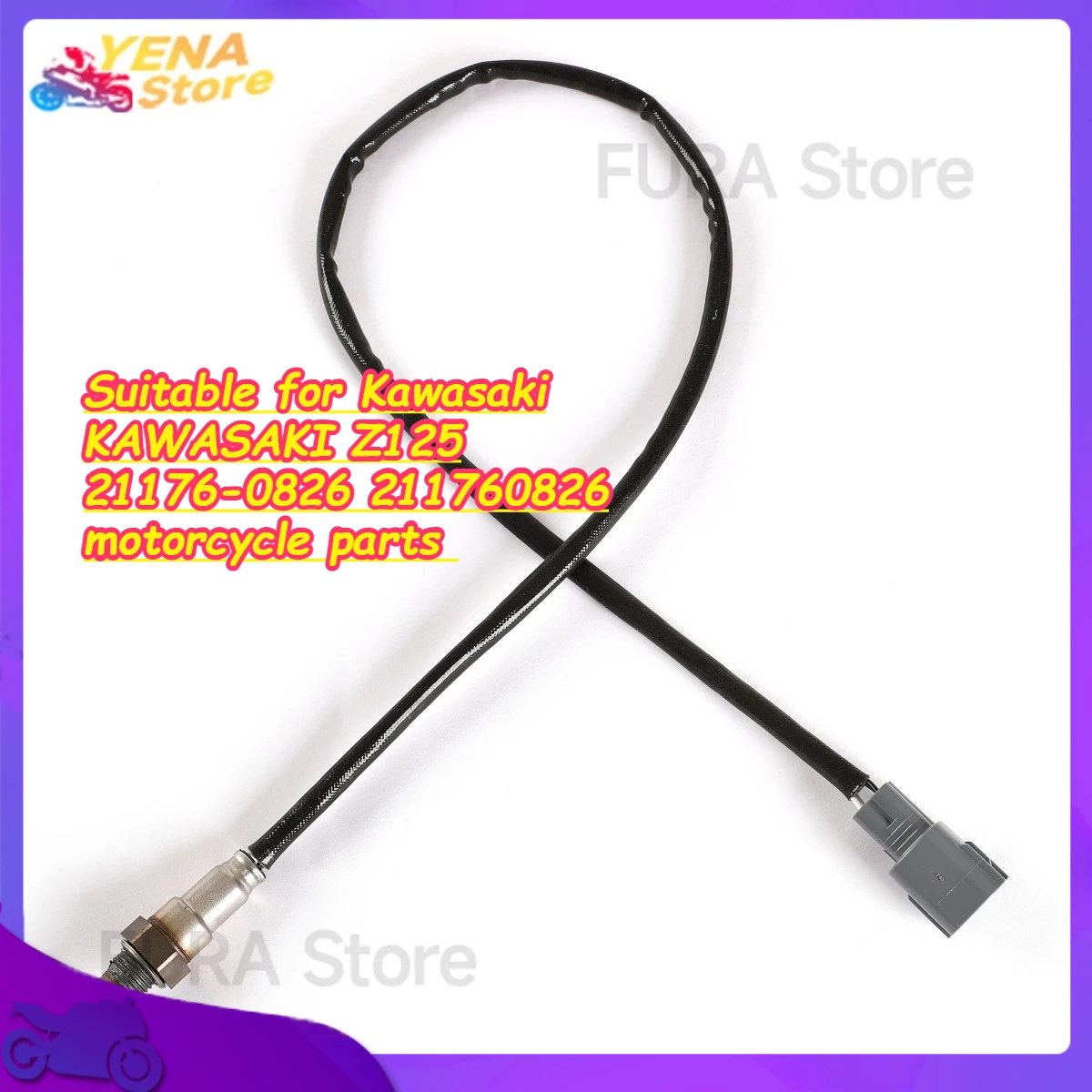 

Oxygen sensor probe Sensor Suitable for Kawasaki KAWASAKI Z125 21176-0826 211760826 motorcycle parts