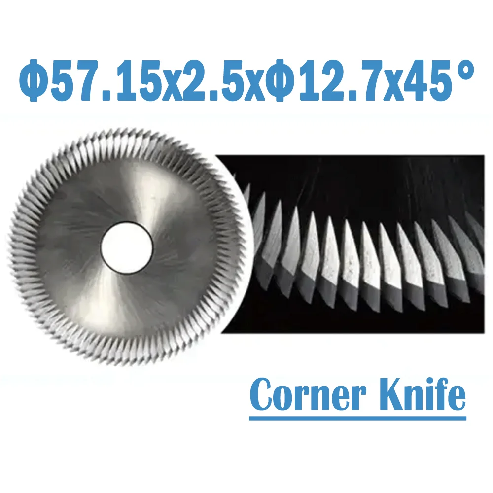 

Φ57.15x2.5xΦ12.7x45° Key Machine Cutter HSS M35 Corner Knife Angle Miling Cutter For Premier Speedex/Power Speedex/9120MC/9160MC