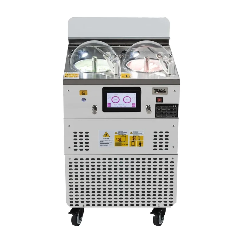 Commercial 2 Flavors Multifunctional Gelato Making Machine Soft and Hard Ice Cream Maker