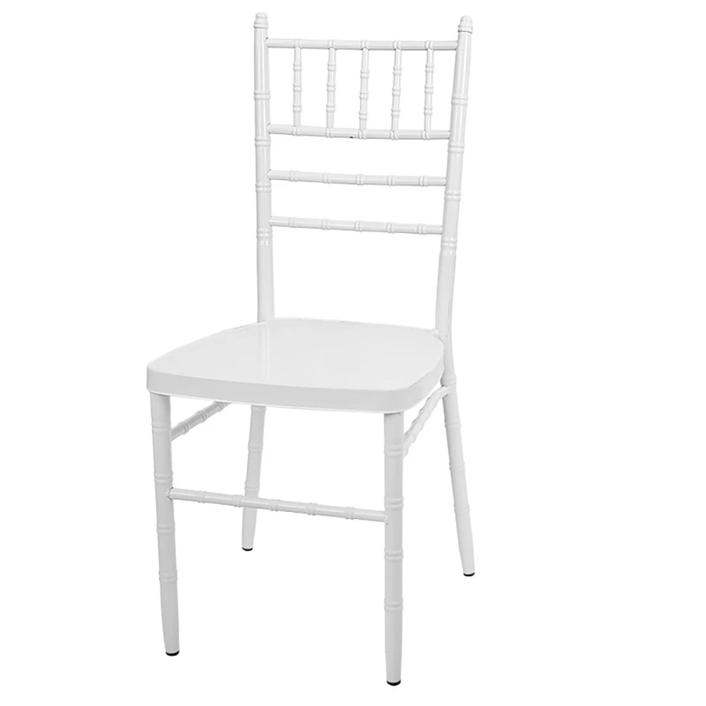 Colorful rental banquet party white wedding hotel pp plastic chiavari chair