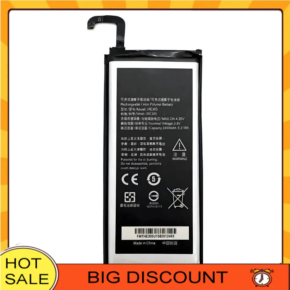 

2450Mah For Infocus V5 M808 M560 Long Lasting HE305 High-Efficiency Mobile Phone Battery