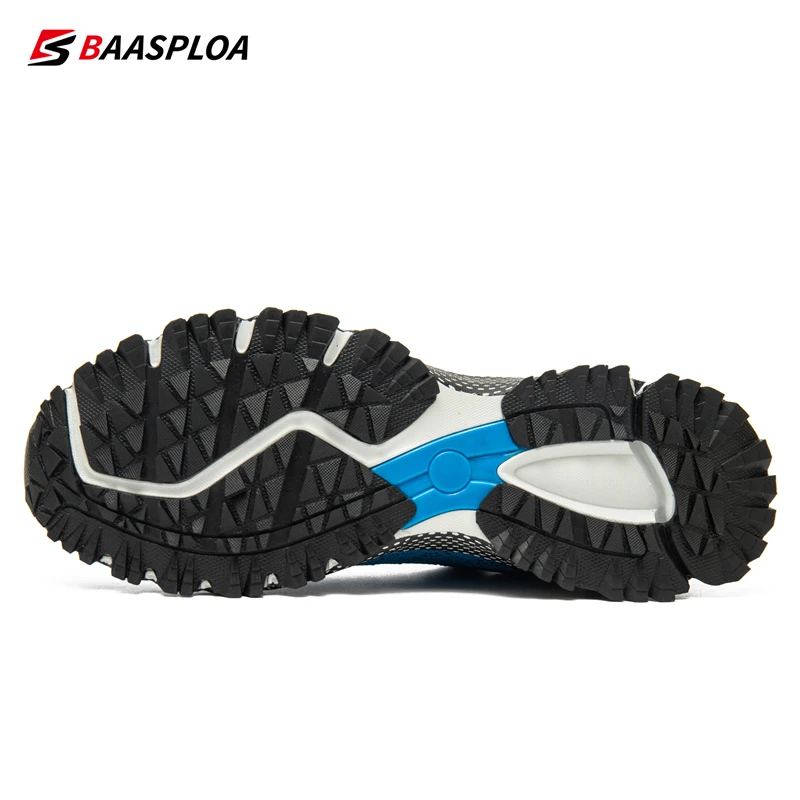 Baasploa Men Professional Running Shoes Breathable Training Shoes Lightweight Sneakers Non-Slip Track Tennis Walking Sport Shoe