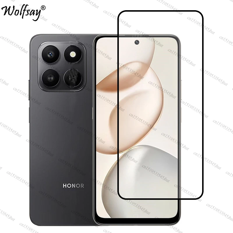 غطاء كامل من الزجاج المقسى لهاتف Honor X7d 5G واقي للشاشة لهاتف Honor X7d 5G عدسة الكاميرا زجاج واقي لزجاج Honor X7d 5G