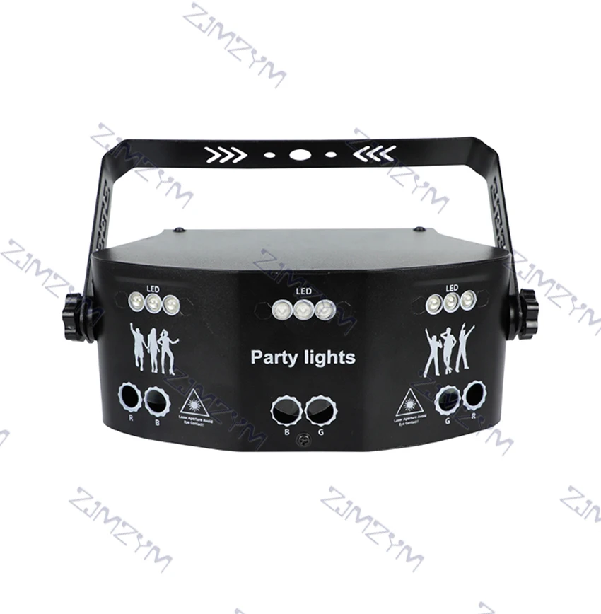 Home Party Light DMX ดิสโก้เวทีเลเซอร์ไฟ LED Strobe DJ Rave โปรเจคเตอร์เพลงสำหรับ Club Parti ไนท์คลับ