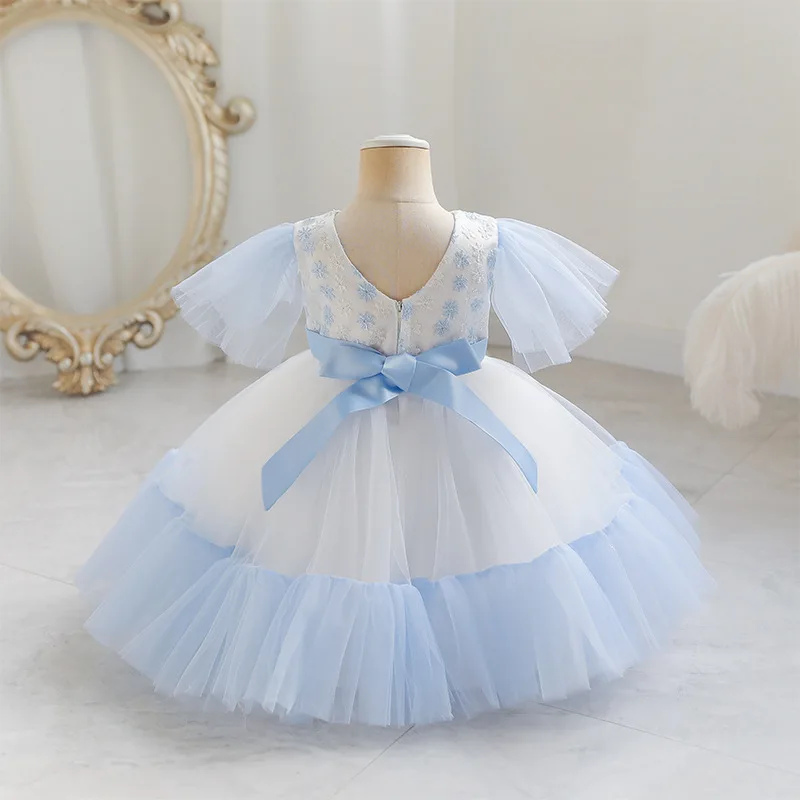 Annabelle Flower Girl Ceremony Dress For Wedding Sleeveless Tulle Ball Gown Elegant Party News Fashion Dresses For Girl 2023