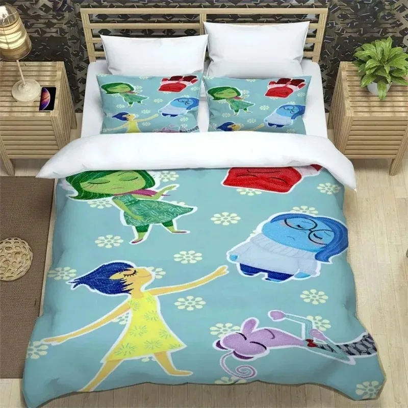 

Disney Inside Out 2 children Adult Bedding Sets Pillowcase Cute Cartoon Baby Children's Bed Set Birthday Gifts