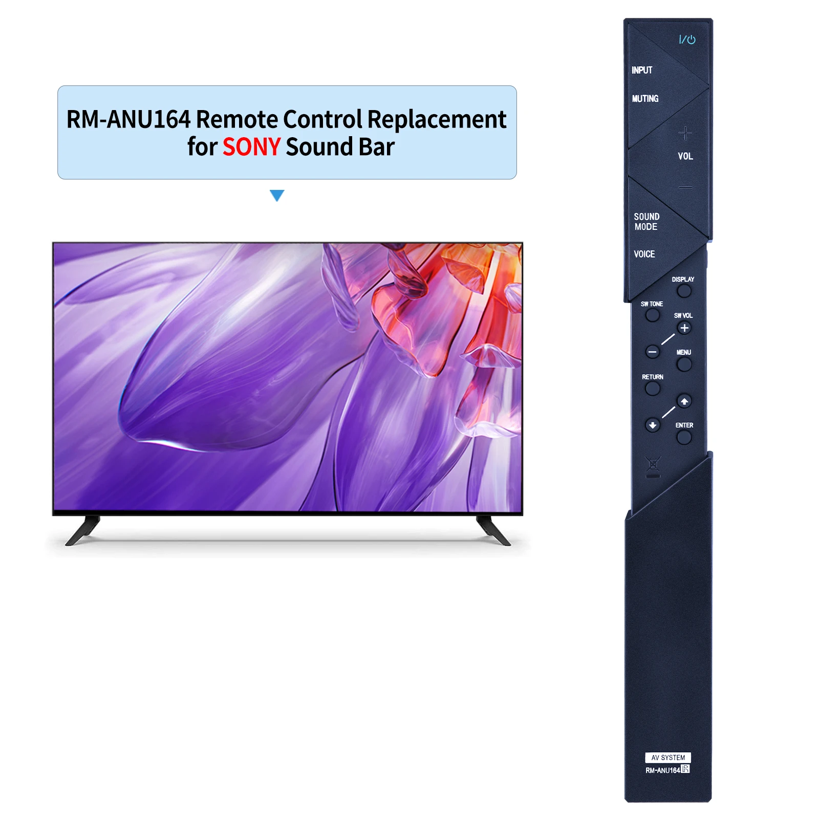 New RM-ANU164 Remote control For Sony Sound Bar HT-ST3 HT-ST7 SA-ST7 SA-WST7 HTST7 HTST3 SAWST7 SSST3 SSWST3 SAST7