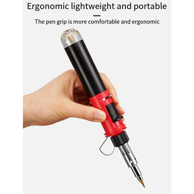 Electric Soldering Iron Set Self-Ignite Instant Start Adjustable Flame Control Welding Tools