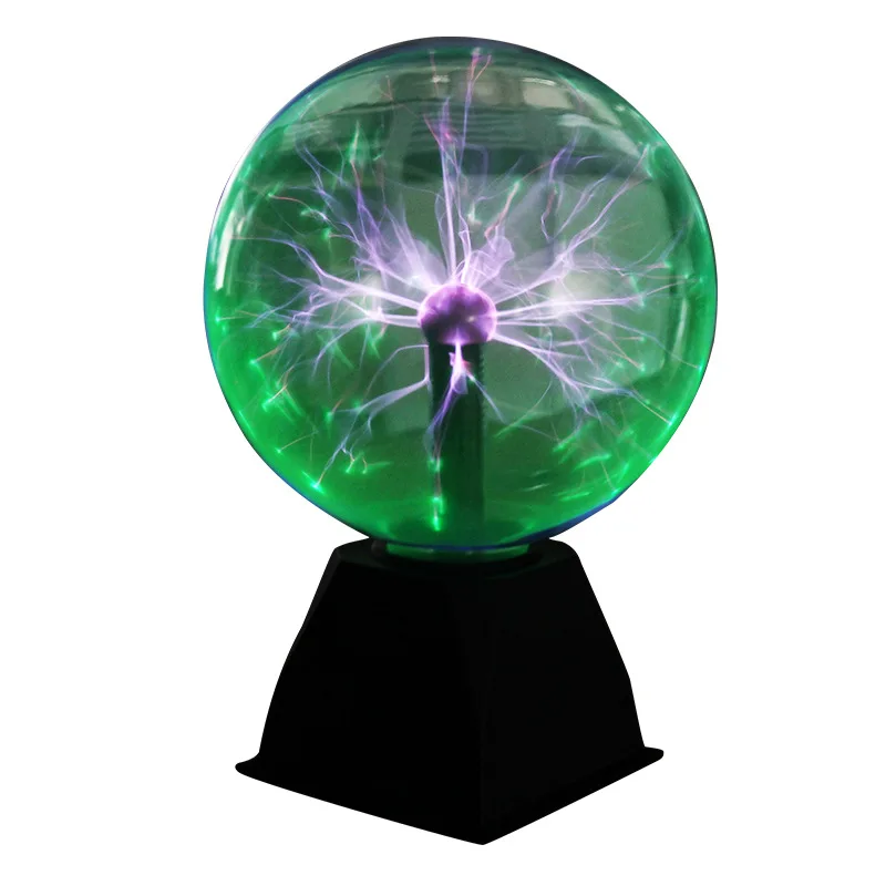 

3/4/5/6 Inch Magic Plasma Ball Lamp LED Atmosphere Night Light Only Touch Sensitive Glass Plasma Light Bedroom Decor Kids Gifts