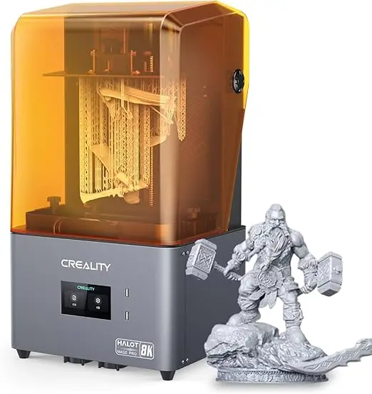 3D-принтер Creality HALOT MAGE Pro Resin 8K с интеллектуальным насосом для смолы, монохромным экраном 10,3 дюйма и скоростью печати 170 мм/ч, модель CL 103