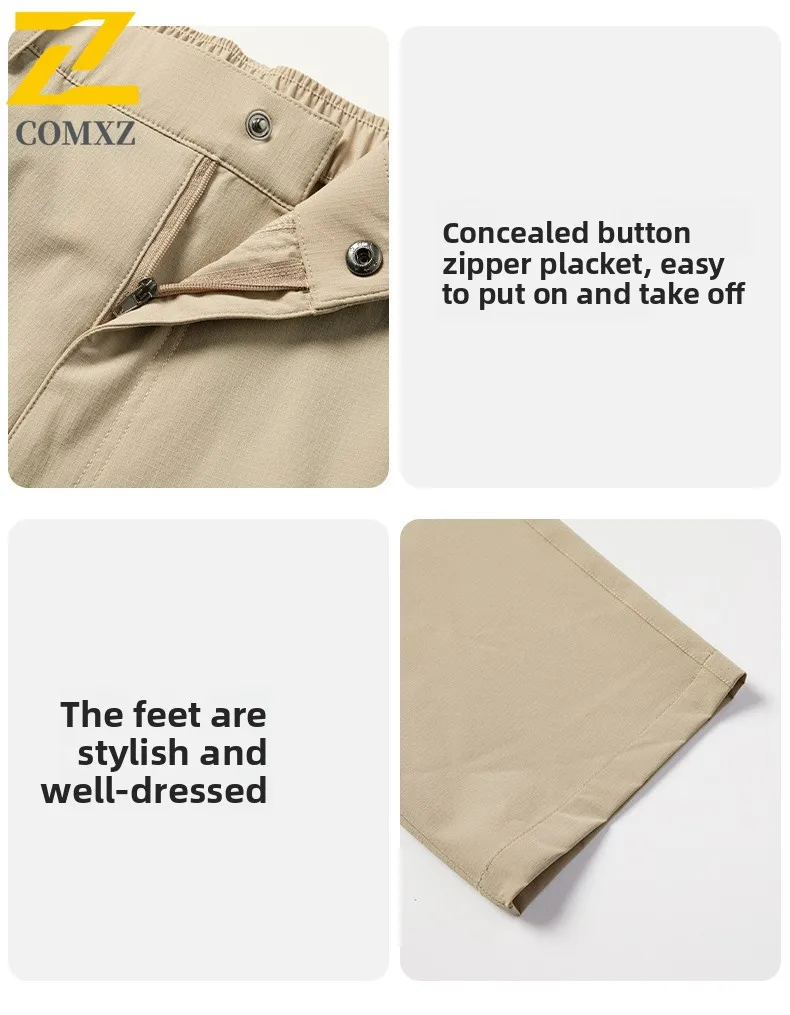 الصيف سريعة الجافة سراويل للتسلق الرجال النساء الحرير الجليد تمتد مقاومة للماء يندبروف الجري الصالة الرياضية في الهواء الطلق الترفيه التخييم الصيد #4