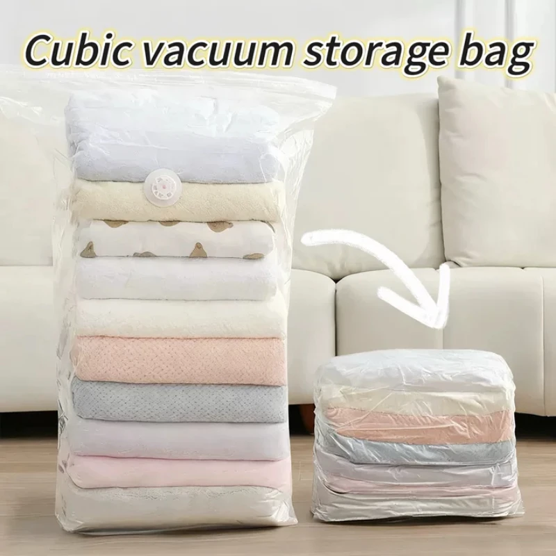 Nouveaux sacs de rangement sous vide grands sacs de rangement en plastique pour ranger les vêtements couette Compression sac vide couvre accessoires de voyage