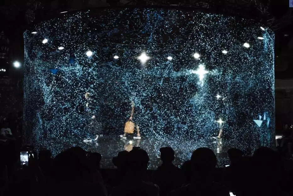 مادة شاشة هولوغاز كبيرة مقاومة للحريق، شاشة عرض ثلاثية الأبعاد ثلاثية الأبعاد، شاشة هولو شاش