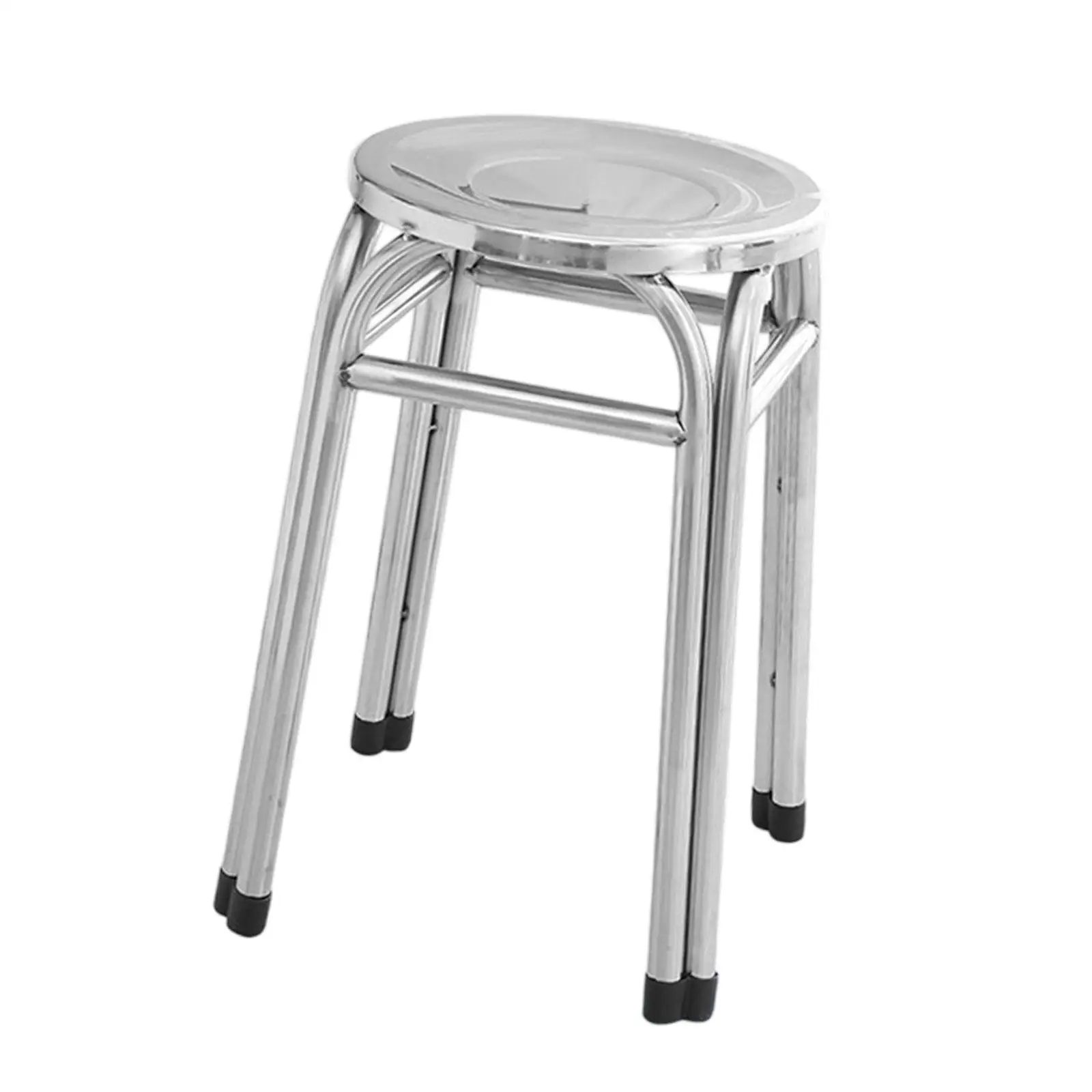 Stacking Stool Nonslip Noise Reduction Metal Stool for Indoor Outdoor Garden