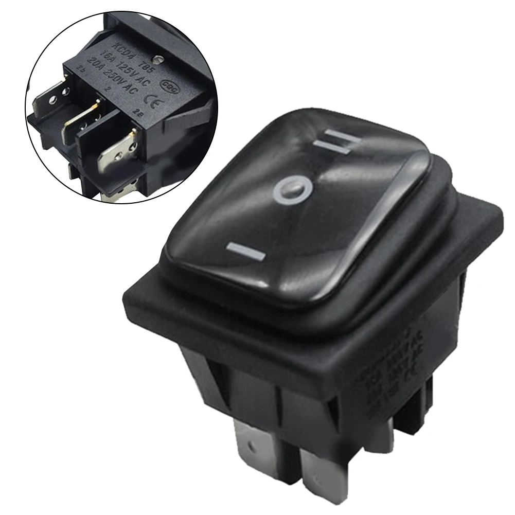 Momentary Polarity Reverse Switch Linear Actuator 6 Pin Rocker Switch 3 Position Locking ON-OFF-ON DSDT