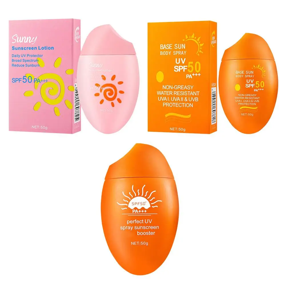 Protector Solar FPS 50 para mujer coreana, crema de protección Solar, bloqueador Solar, ligero, fino y refrescante