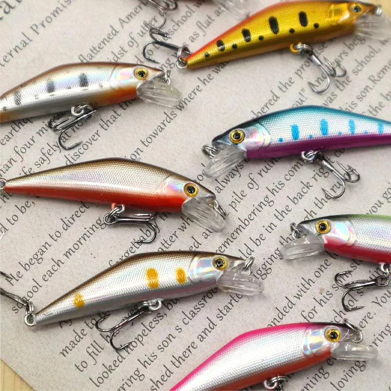 5cm 3,5g Mini Minnow Angelköder Sinkender Crankbait Jerkbait Wobbler Künstlicher Köder Smith D-contact 50 Pesca Bass Pike Tackle – Detail 5