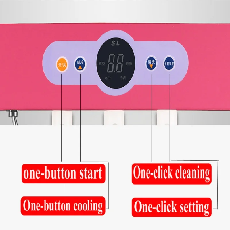 Hot Selling Tabletop and Standing Type Three Flavor Soft Ice Cream Machine