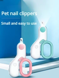 Professional Pet Nail Clipper LED Light Pet Nail Clipper Claw Grooming Scissors for Small Dogs Cats Scissors Dog Accessories