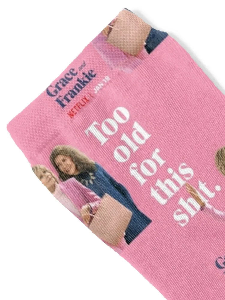جوارب Grace and Frankie الرياضية المخصصة المضادة للانزلاق لكرة القدم للأطفال والسيدات للرجال