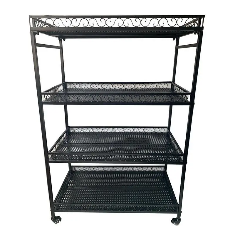 Succulent flower stand plant can be hung filling light mobile storage flower pot stand