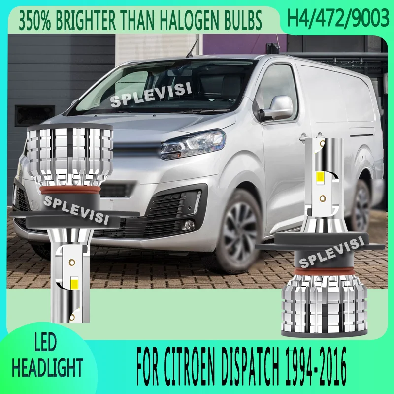 

Plug And Play 240W/Pair Anti-Vibration LED Car Headlight Bulbs FOR CITROEN DISPATCH 1994 1995 1996 1997 1998 1999 2000 2001-2016
