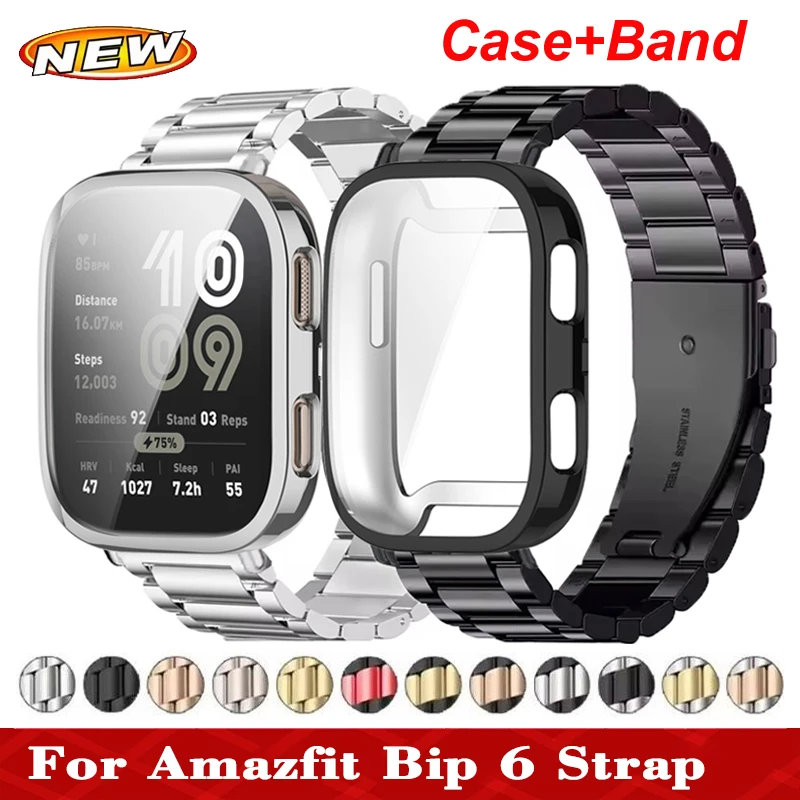 yZ[zXgbv + P[X Amazfit Bip 6 ohXeX|uXbgRA Amazfit Bip 6 vohƃXN[veN^[P[X