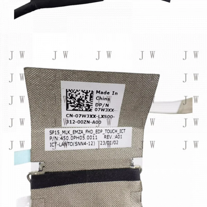 

Оригинальный сенсорный кабель DDW для Dell Latitude 5531 Precision 3571 FHD EDP, 40 контактов, 07W3XX