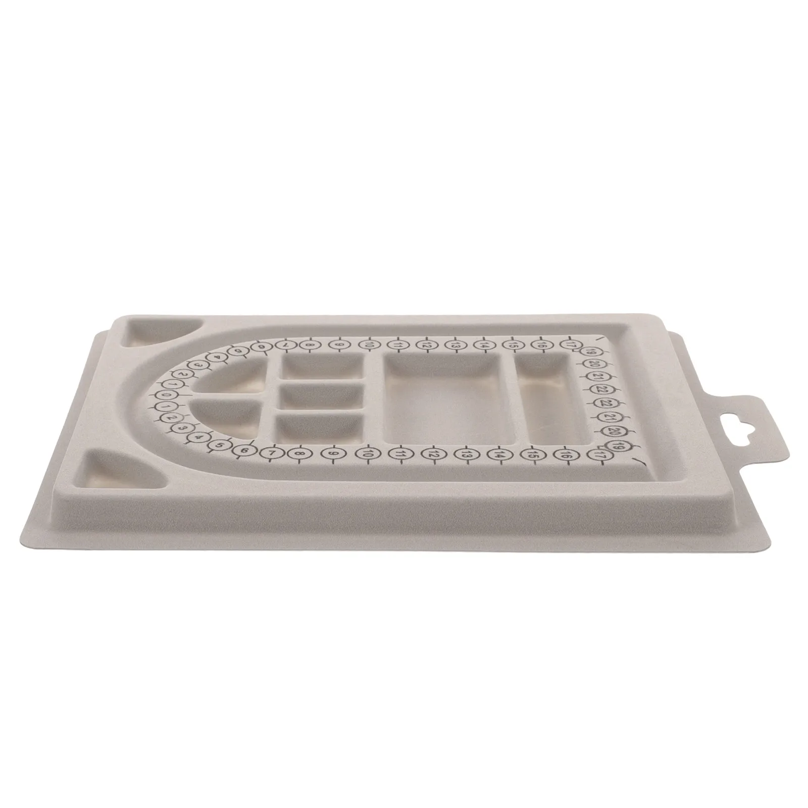 

Jewelry Bead Design Board Rectangular Tray Non-Slip Groove Jewelry Making Supplies Necklace Bracelet Tool Bead Board