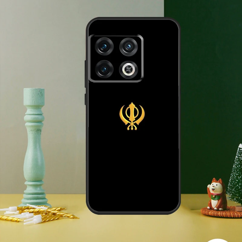 Khanda Sikh 기호 케이스 OnePlus Nord CE 2 3 4 Lite N20 N30 9 10 Pro 8T 9RT 10T 10R 12 11 12R 13 13R 커버