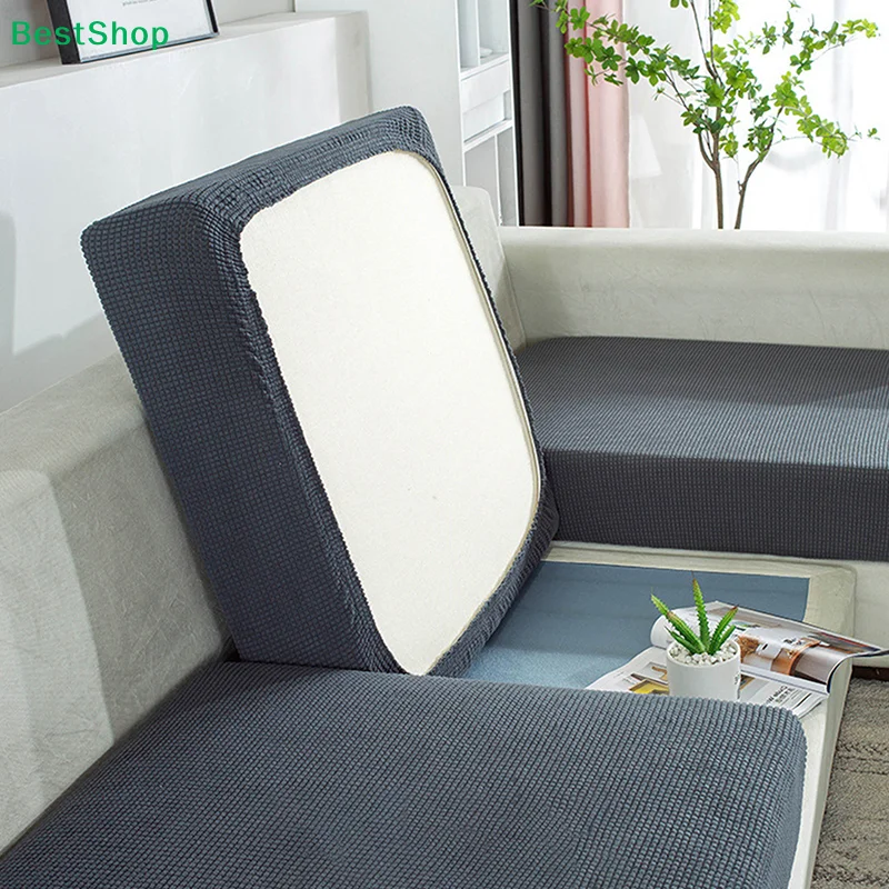 〔R〕 Elastischer Sofasitzbezug, dehnbar, für 1-Sitzer, Kissenbezug, rutschfest, staubdicht, für Sofa, Couch, dicker Kissenbezug