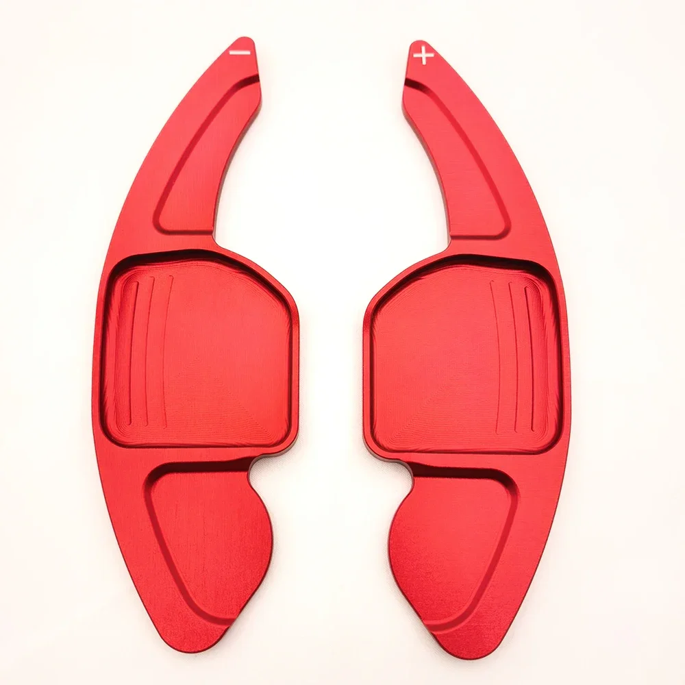 2 قطعة عجلة توجيه سيارة التحول مجداف شيفتر الموسعة DSG لأودي A3 A4 A5 A6 A7 A8 S5 Q5 التحول مجداف شفرة اكسسوارات السيارات