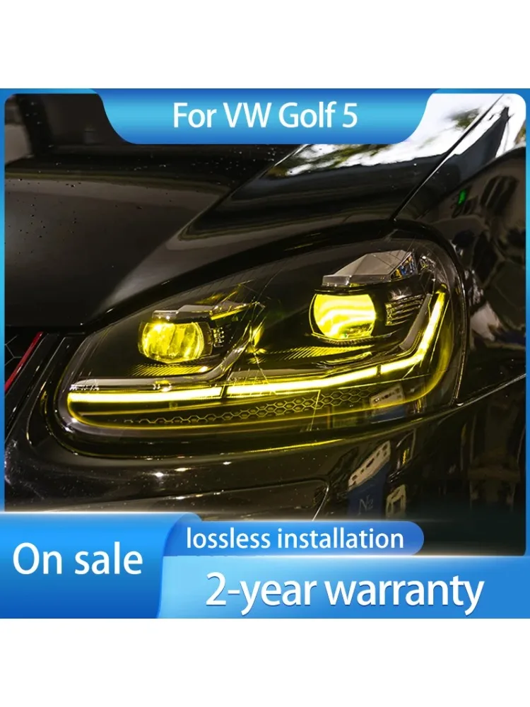 Koplampen LED mistlampen DRL Hella Tuning verlichting auto-accessoires Golf5 MK5 koplampen voor VW Golf 5 2003-2011 - afbeelding 2