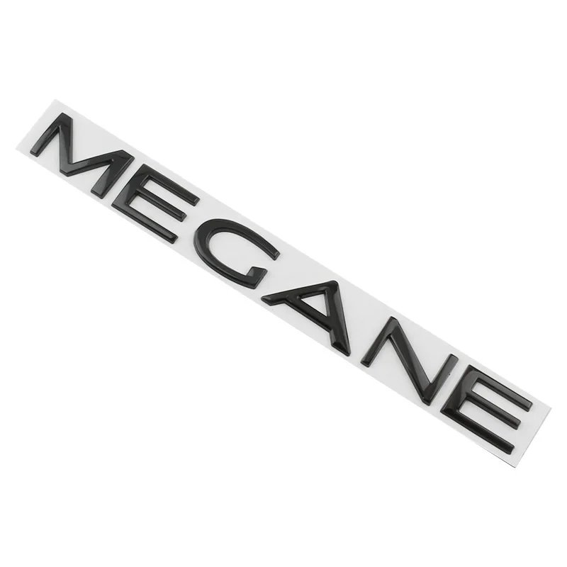 3D Metal Car Rear Trunk Letters Words Logo Badge Emblem Decals Sticker For Renault MEGANE 1 2 3 4 MK1 MK2 MK3 MK4 RS Accessories