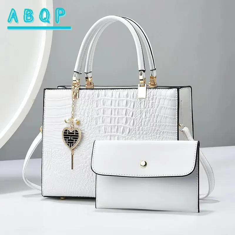 New Women's Handbags Luxury Brand Women's Shoulder Crossbody Bag Large Capacity 2-piece Set Fashionable Women's Bag High Quality