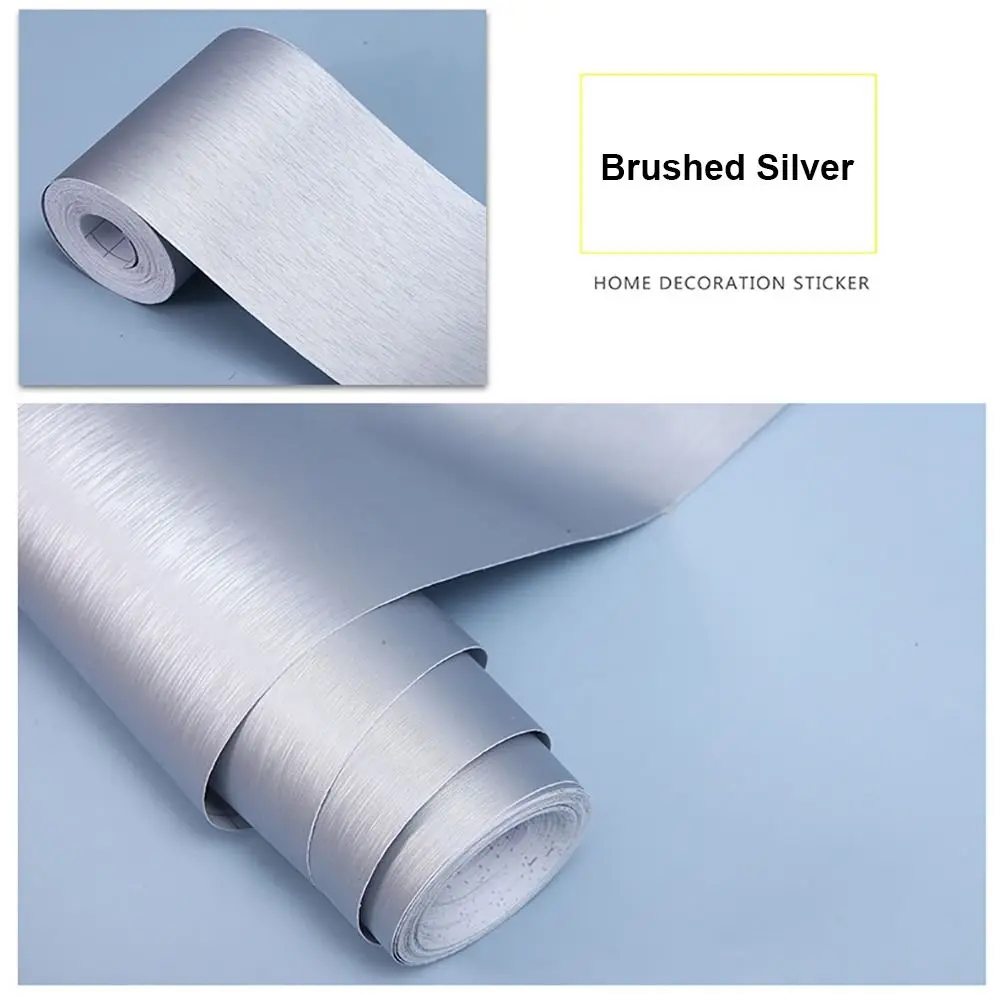 10M/Roll Brushed Windowsill Waist Line Wallpaper Door Frame Waterproof Waveguide Line Self-adhesive PVC Skirting Line