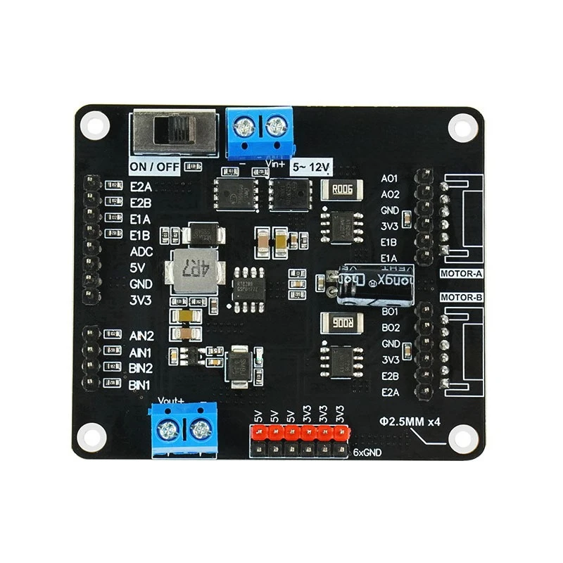 

AT8236 Dual DC Motor Drive Module 2-way Robot Car Electronic Design Competition Super TB6612