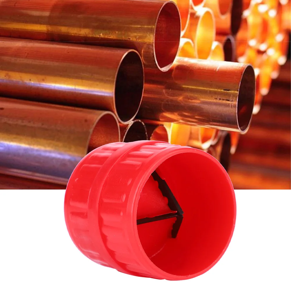 Tube Remove Burr Pipe Chamfer Tool Inner outer Reamer for Copper/Aluminum/Brass Tubing 3/16- 1-1/2(5-38mm) Pipe Deburring Tool