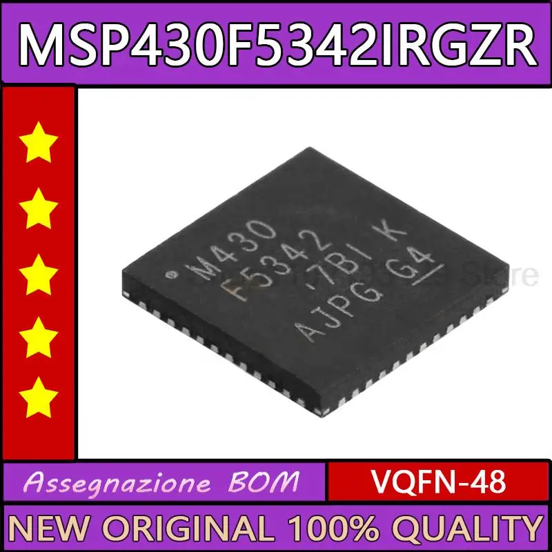 Original MSP430F5342IRGZR MSP430F5342IRGZT MSP430F5342 VQFN-48 IC Chip