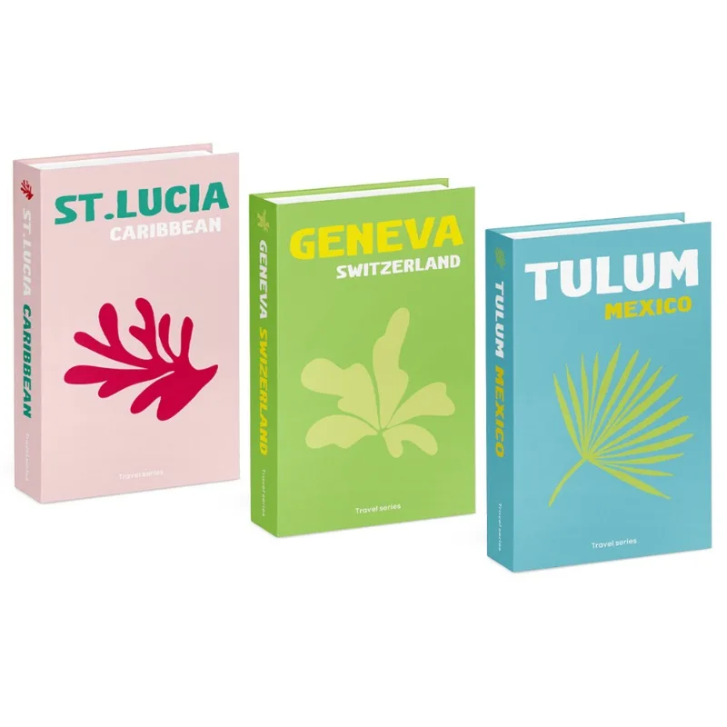 3 stks/set Nep Boek Luxe Fotografie Props Boeken Decor Eenvoudige Moderne Faux Boeken Salontafel Props Boek Ornamenten - afbeelding 1