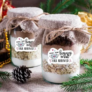 1,9 Zoll Happy Funny Mail Small Store Aufkleber Danke Mail Verpackung Aufkleber für kleine Unternehmen 100 Stück 8 Hauptverkaufsaufkleber Glück - №6