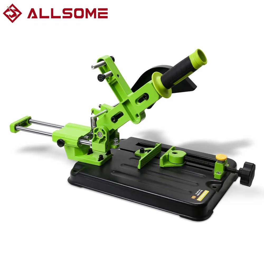 ALLSOME BG612506 Universal Angle Grinder Stand Angle Grinder Holder Woodworking Tool DIY Cut Stand Grinder for 110mm 115mm 125mm