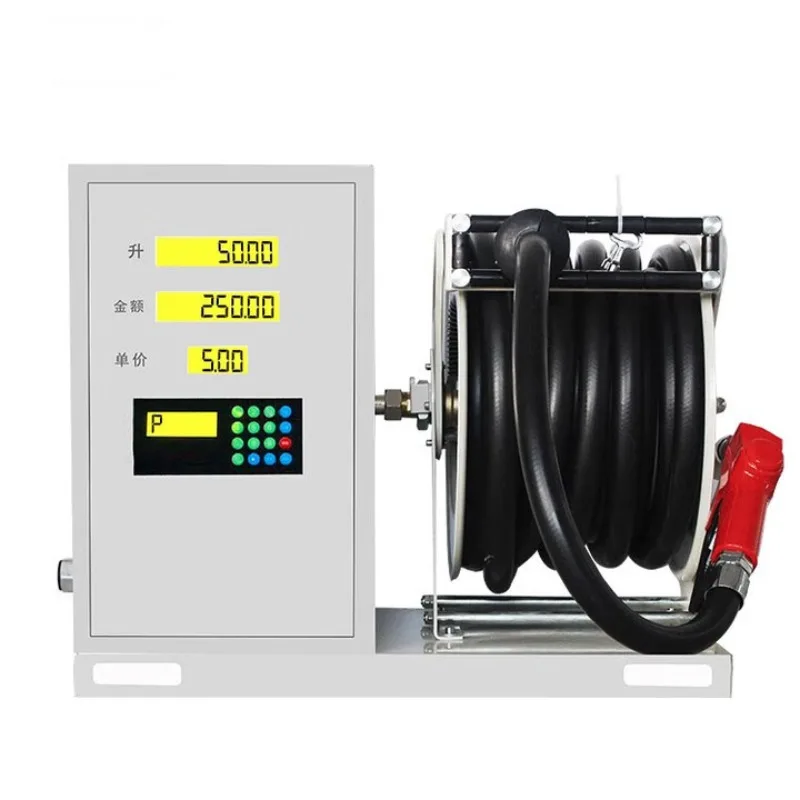 

Car refueling machine card type automatic large flow reel diesel reel all-in-one machine 12V24V220V