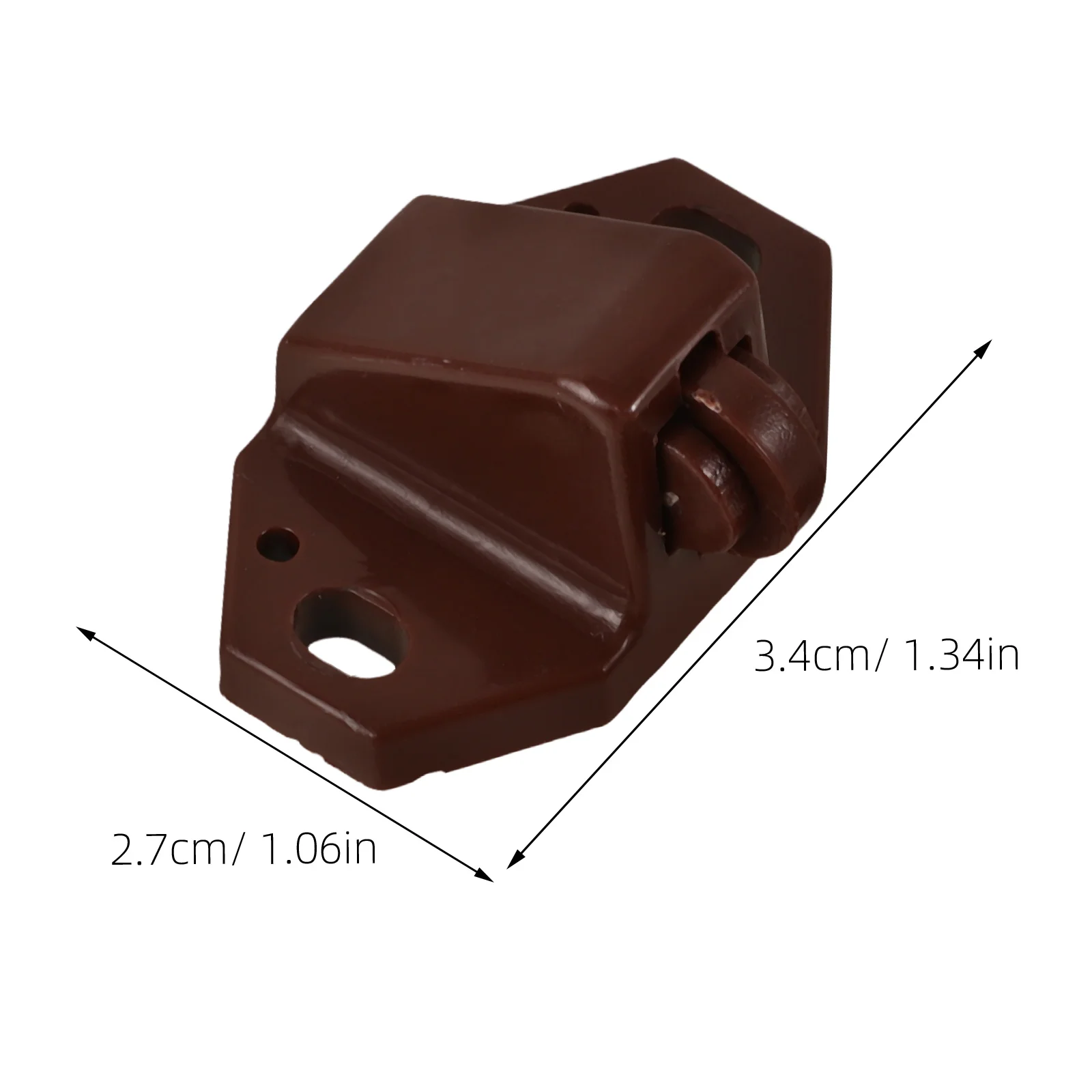 20Pcs Cabinet Door Ball Catch Heavy Duty Plastic Furniture Lock Latch for Cupboard Closet Interior Doors Durable Reliable